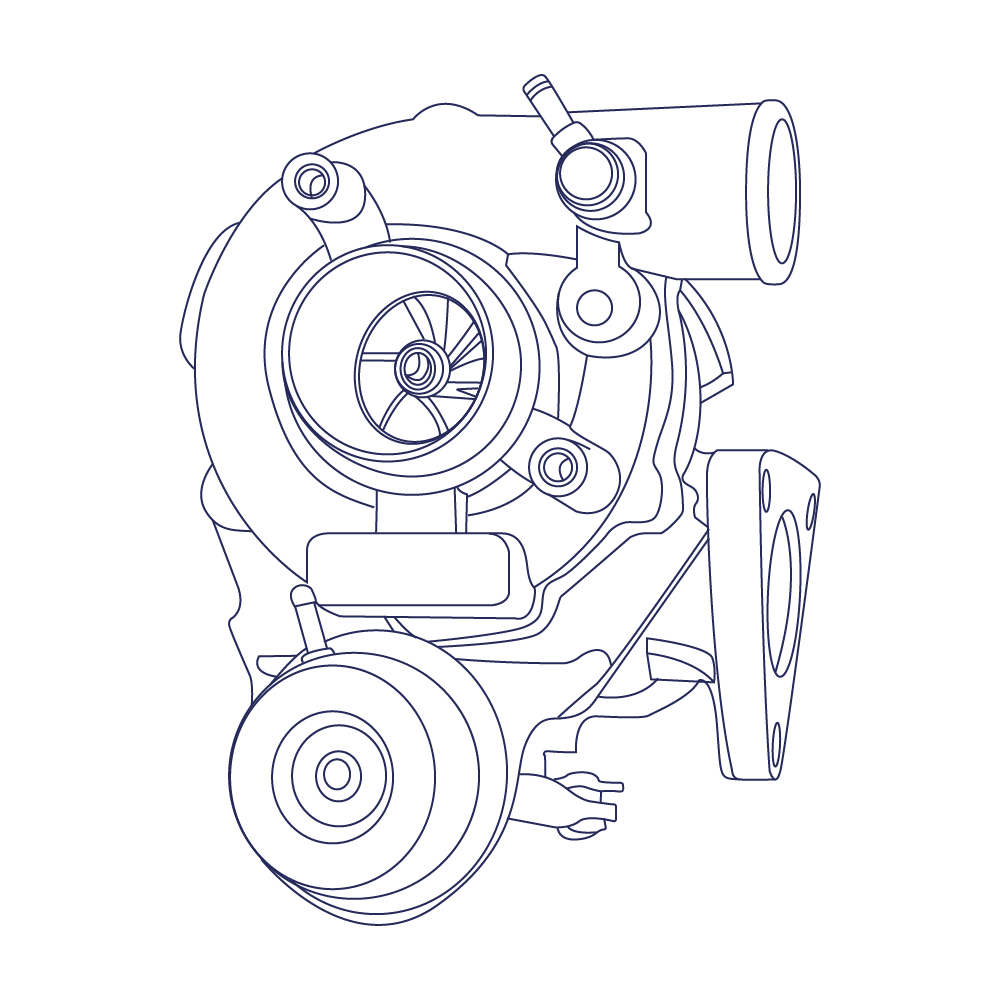 452044-1 T250 REMAN TURBO