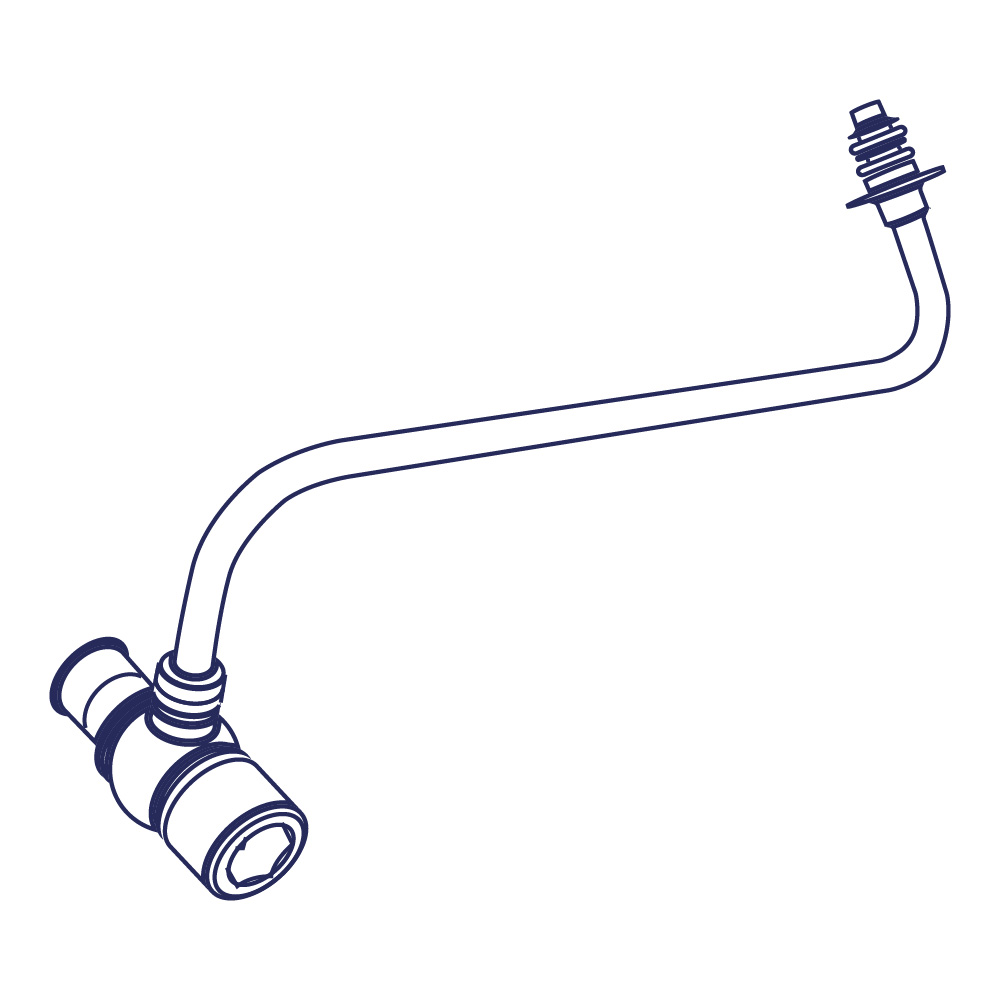 729125-7 GT1752V OIL PIPE