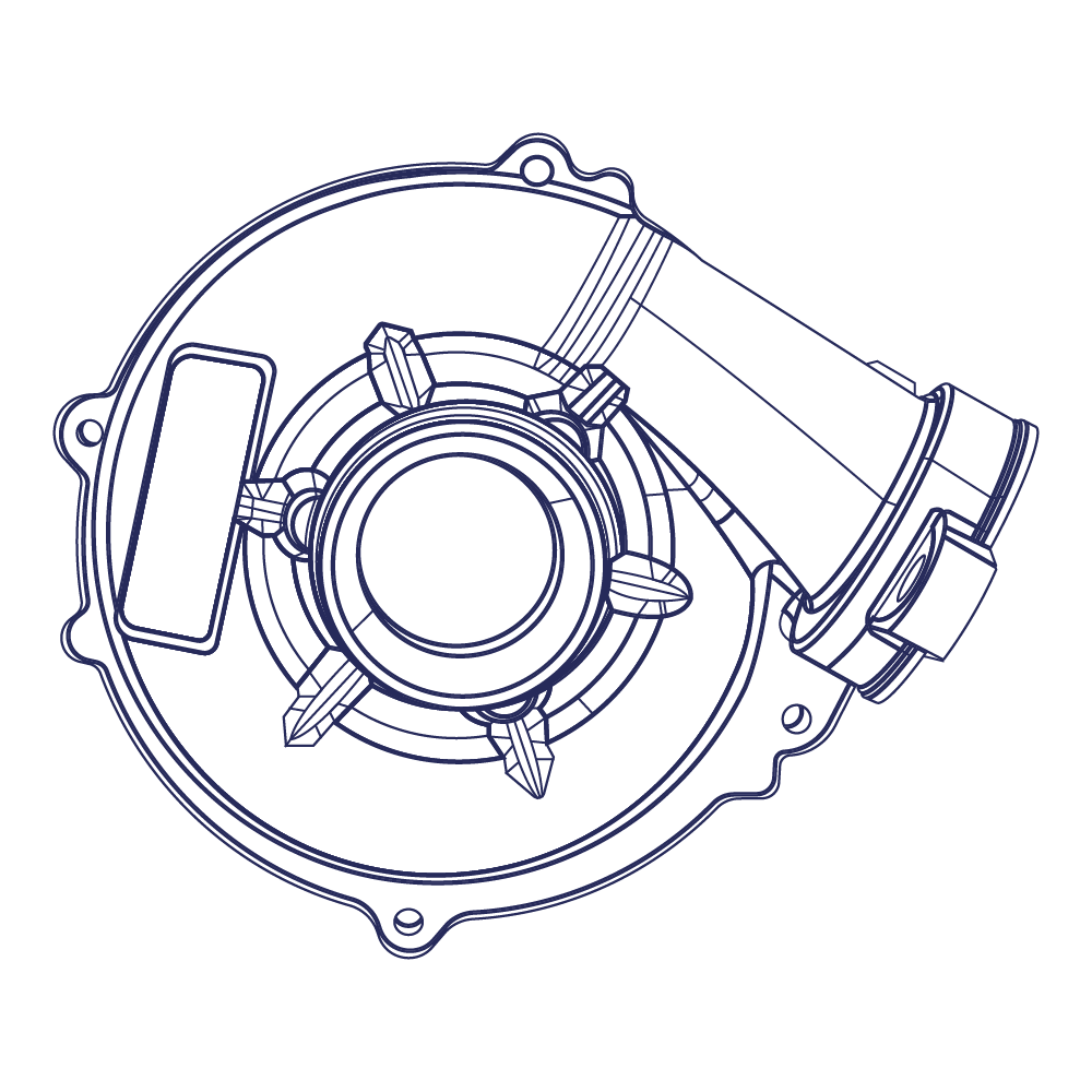 Turbine Housing for Turbo 3780874 HE800FG